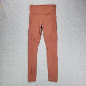 Athleta Stash Pocket Moto Tight In Powervita Orange Womens Size XS‎ 383938